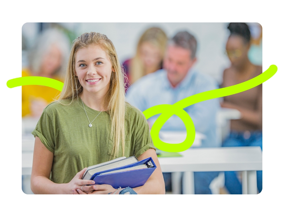 Illustration étudiant business school